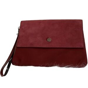 NWT Lodis Oxblood Wristlet